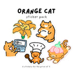 Orange Cat | Sticker Pack