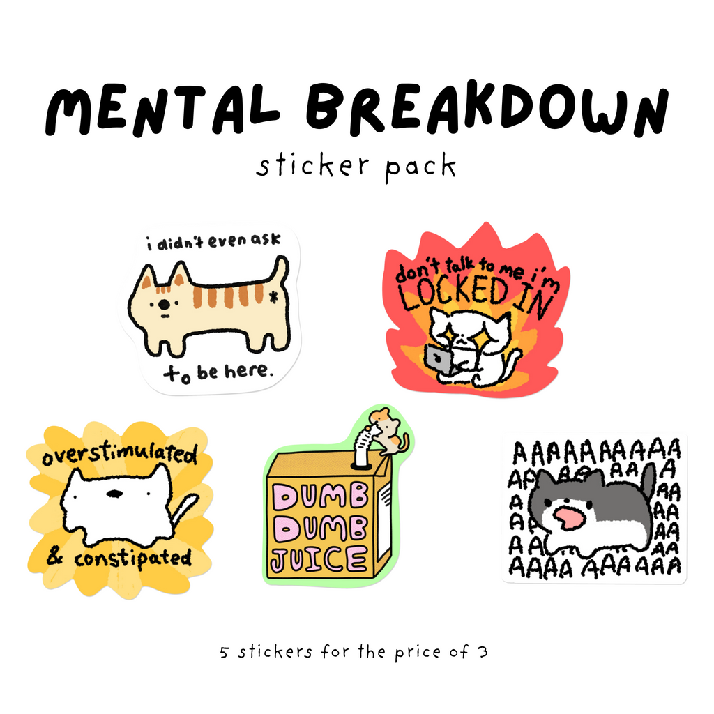 Mental Breakdown | Sticker Pack