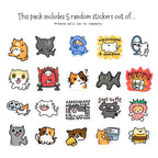 5 Cat Memes | Sticker Blind Box