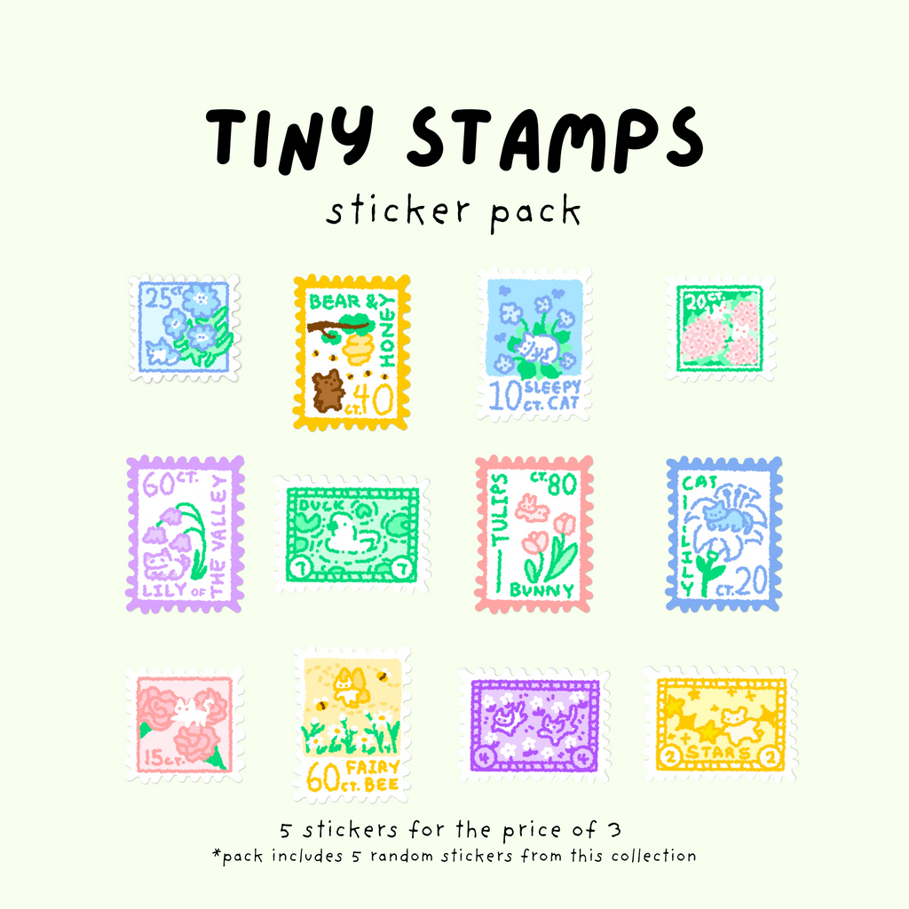 Tiny Stamps | Sticker Pack
