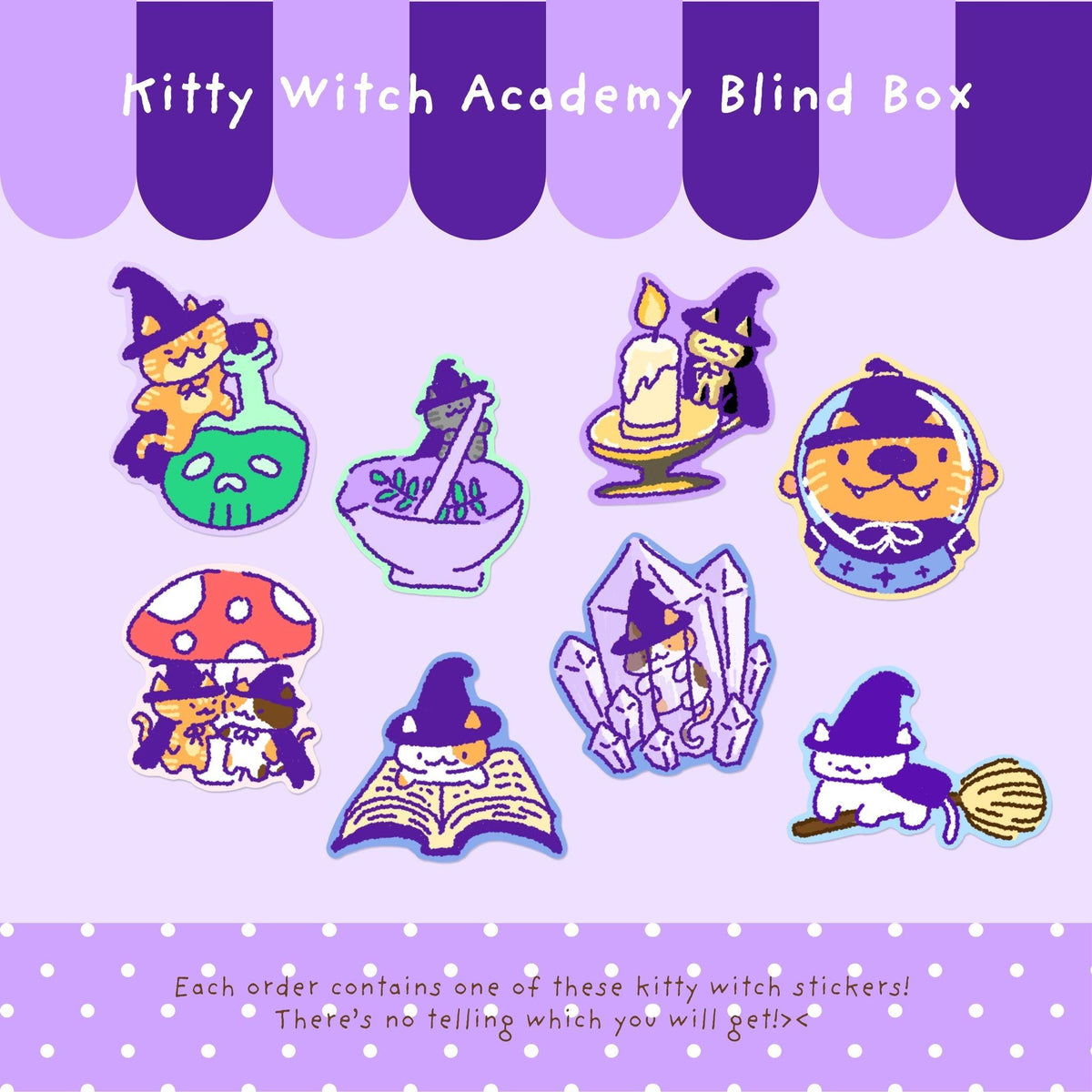 Kitty Witch Academy | Sticker Blind Box