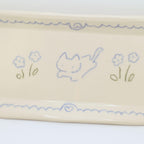 In the flower field | Plate