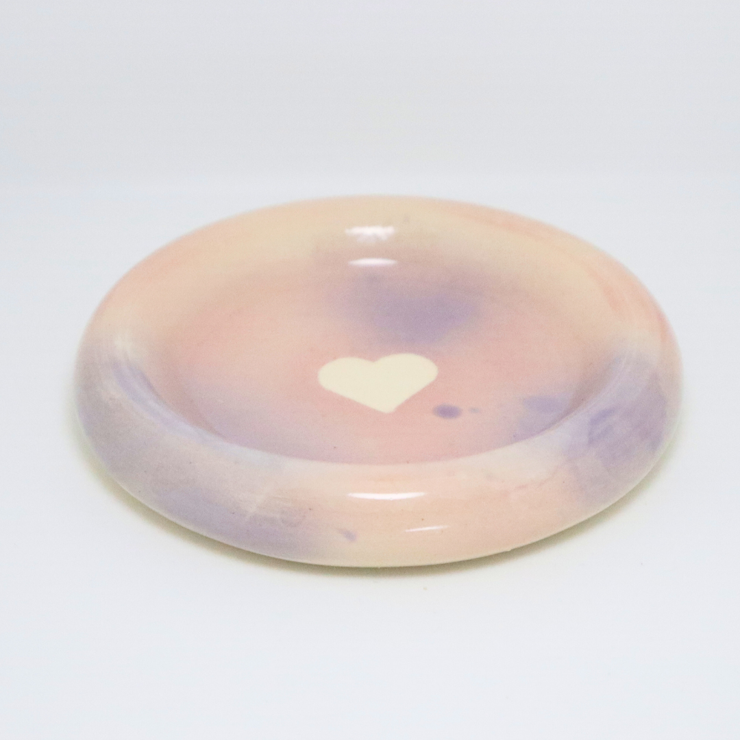 Cloudy Days (Pink & Purple) | Plate