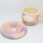 Cloudy Days (Pink & Purple) | Plate