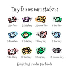 Tiny Fairies | Sticker Sheet & Sticker Flake
