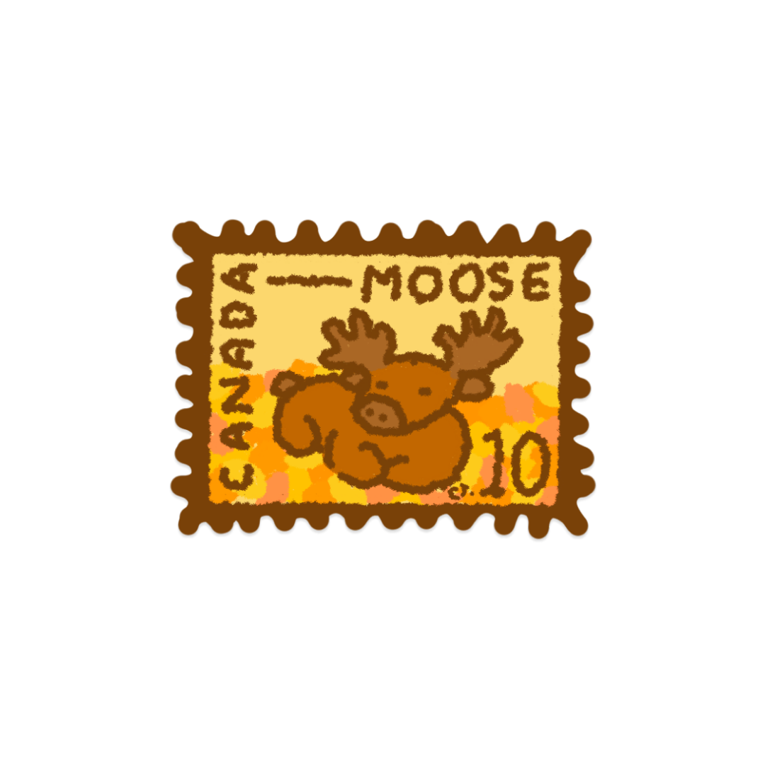 Canadian Wildlife Stamp | Sticker