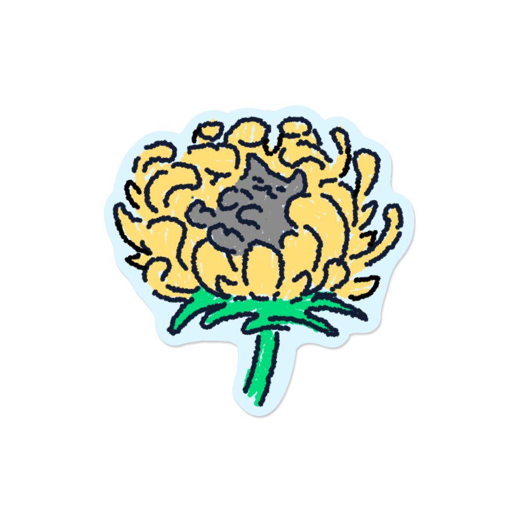 Kitties & Flowers | Sticker