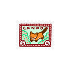 Canadian Wildlife Stamp | Sticker