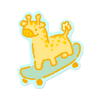 Skateboarders | Sticker