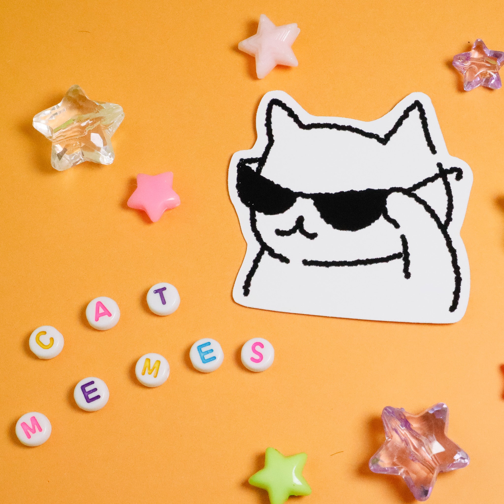 Cool Cat Cat Meme | Sticker