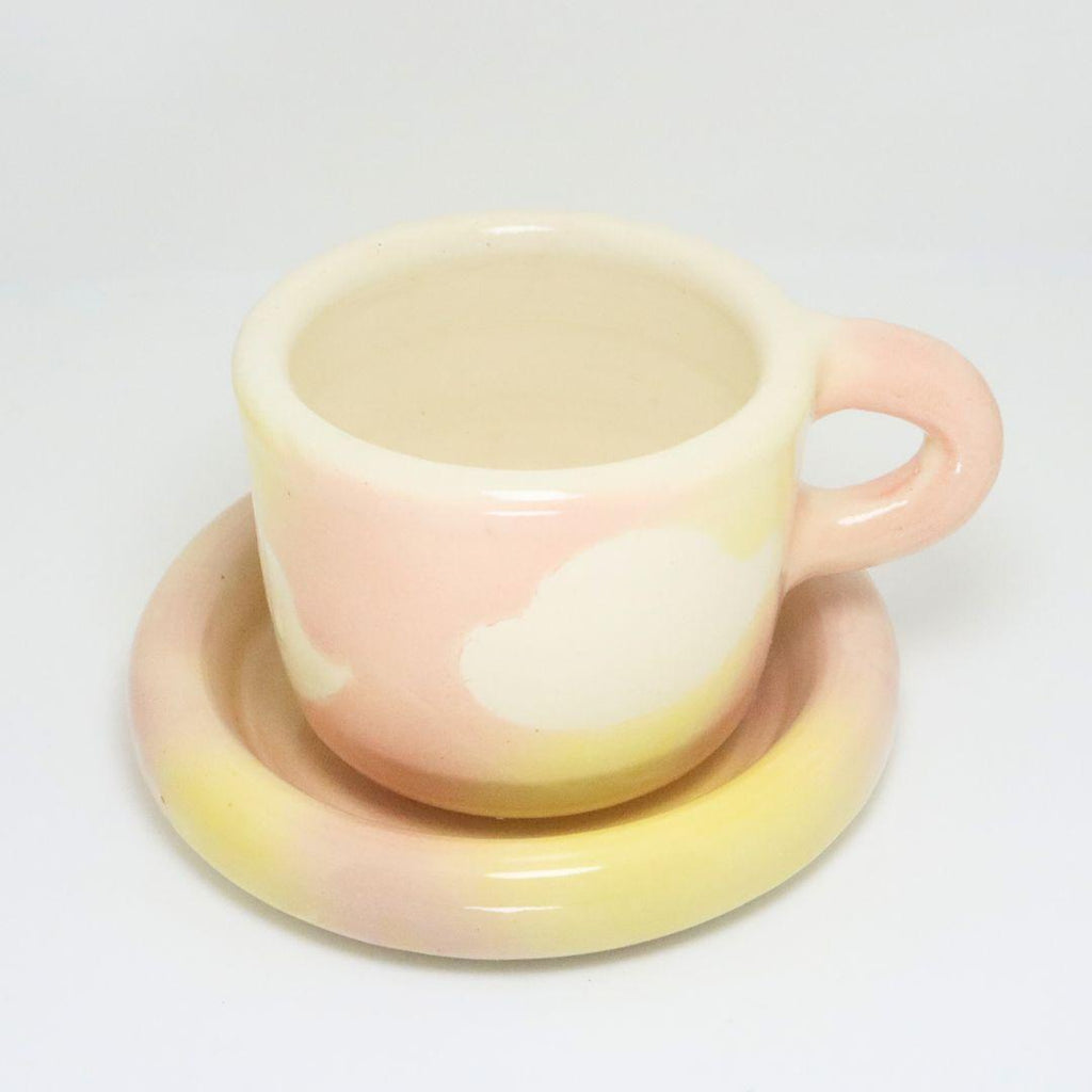 Cloudy Days (Pink & Yellow) | Mug