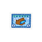 Canadian Wildlife Stamp | Sticker
