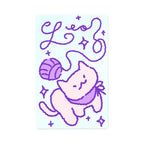 Zodiac Yarn Kitties | Transit Card Sticker