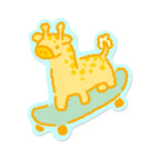 Skateboarders | Sticker