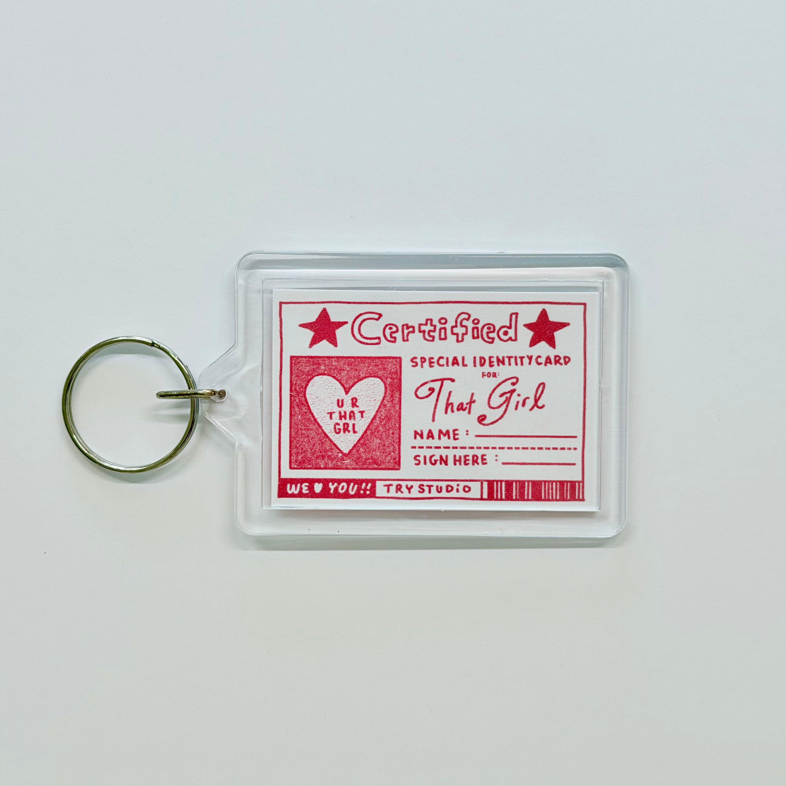 Tries Keychain Key chains – Try Studio by M&E