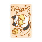 Zodiac Yarn Kitties | Transit Card Sticker