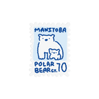 Canadian Wildlife Stamp | Sticker