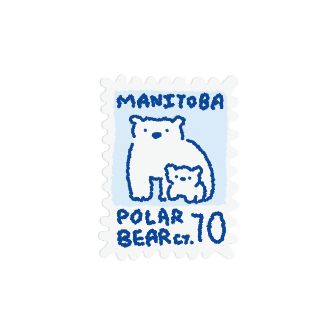 Canadian Wildlife Stamp | Sticker
