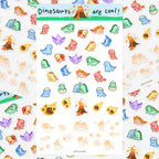 Dinosaurs are COOL | Journaling Sticker Sheet
