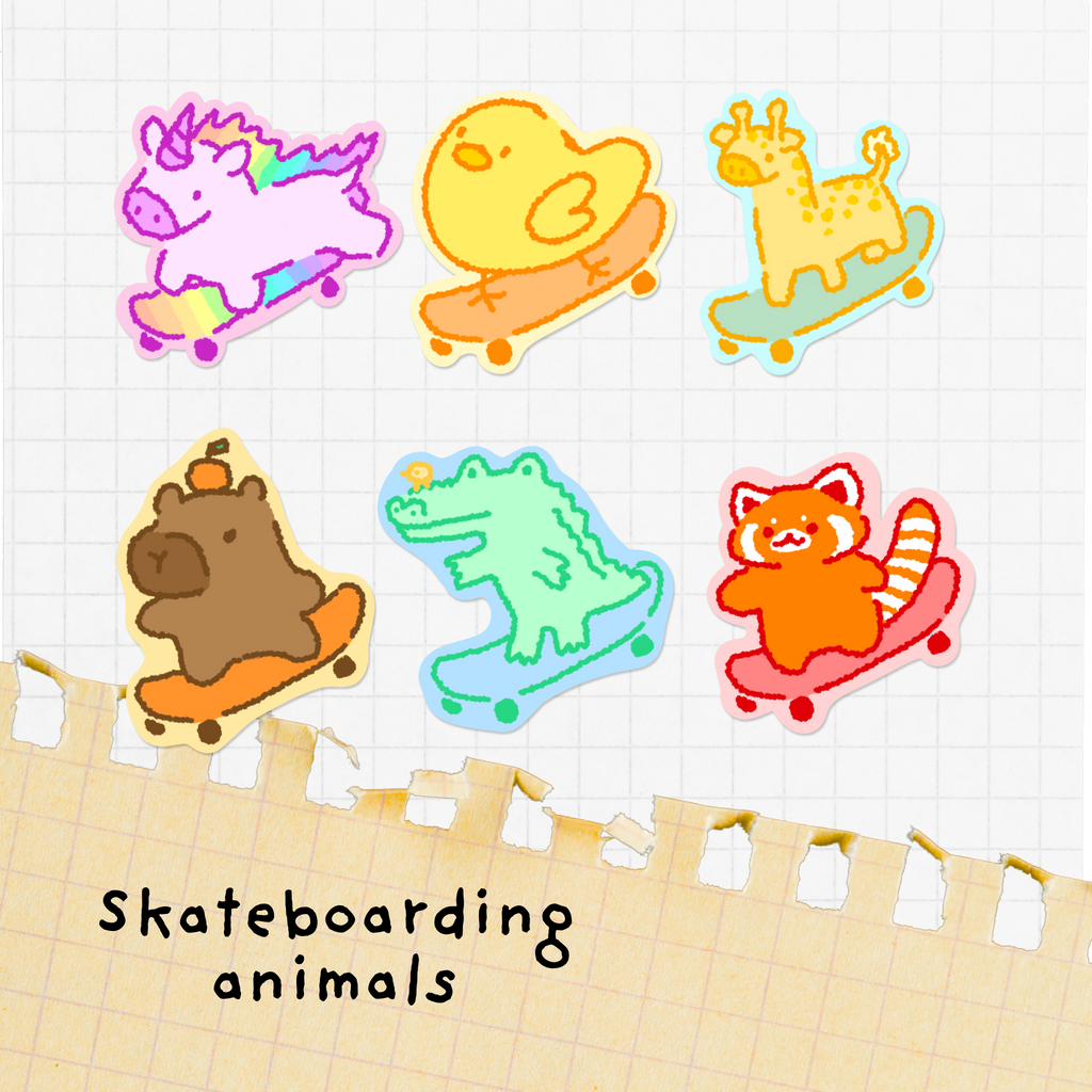 Skateboarders | Sticker