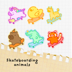 Skateboarders | Sticker