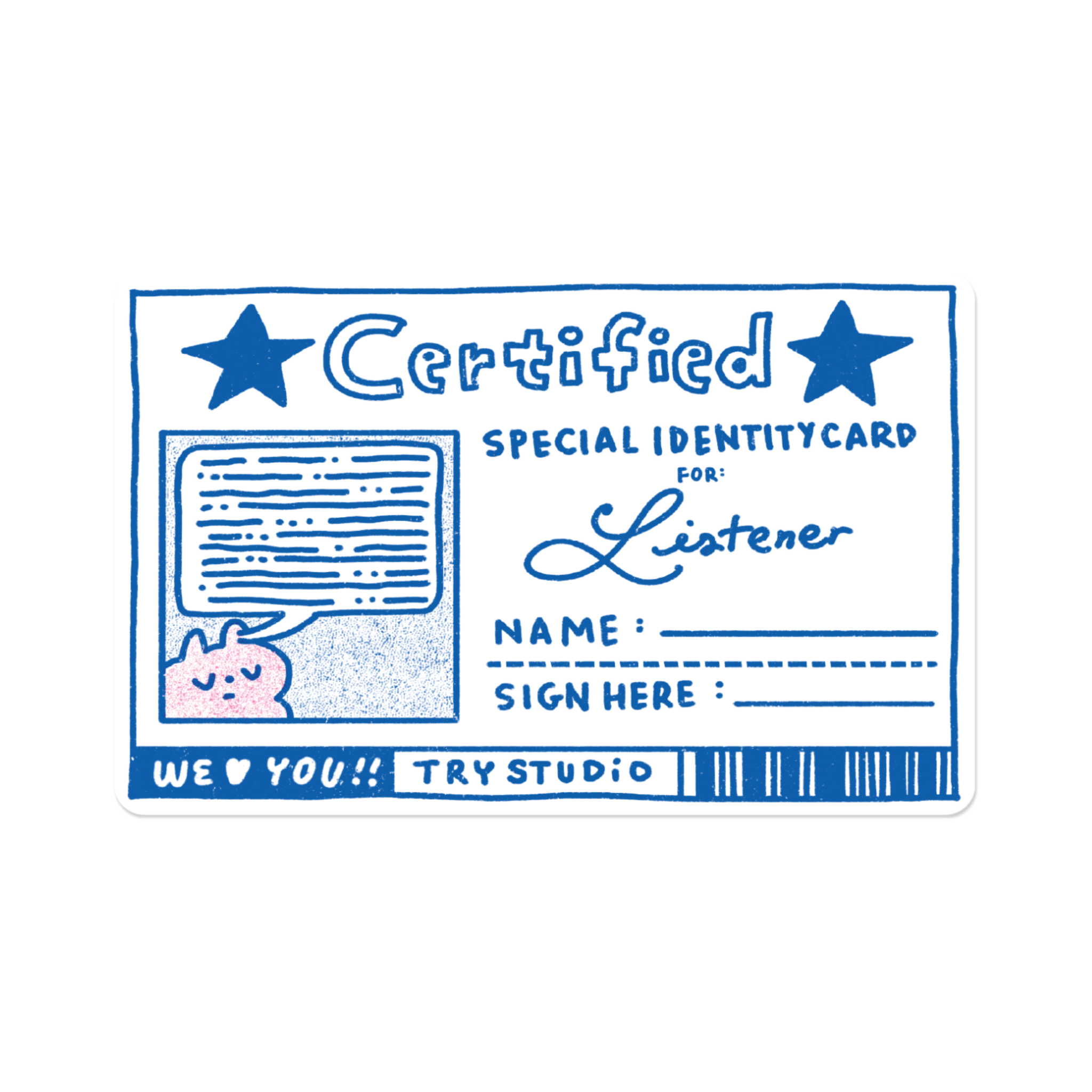 Certified | Transit Card Sticker