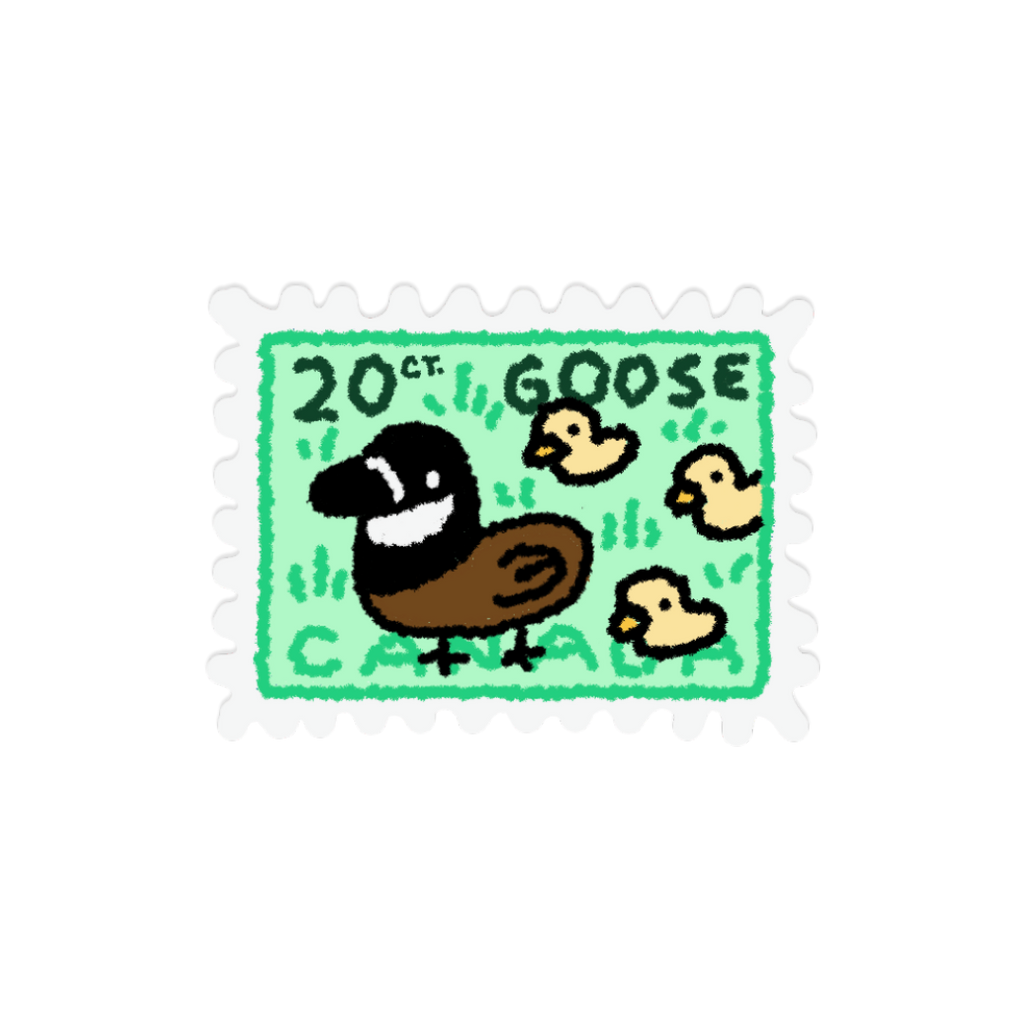Canadian Wildlife Stamp | Sticker