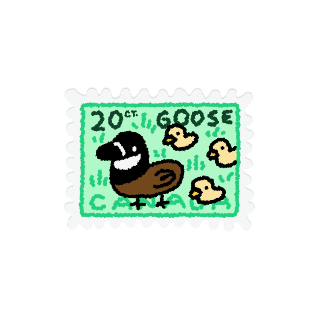 Canadian Wildlife Stamp | Sticker