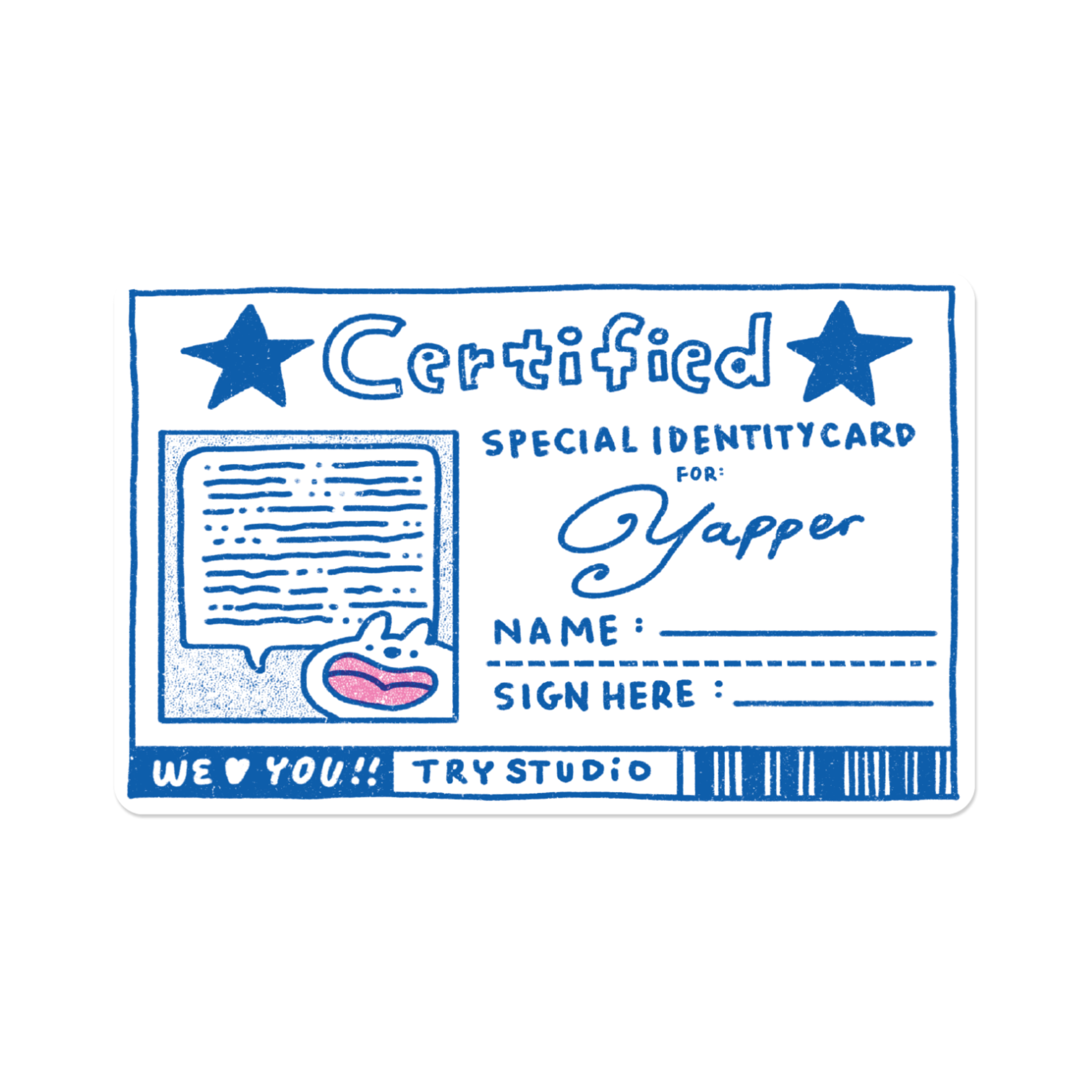 Certified | Transit Card Sticker