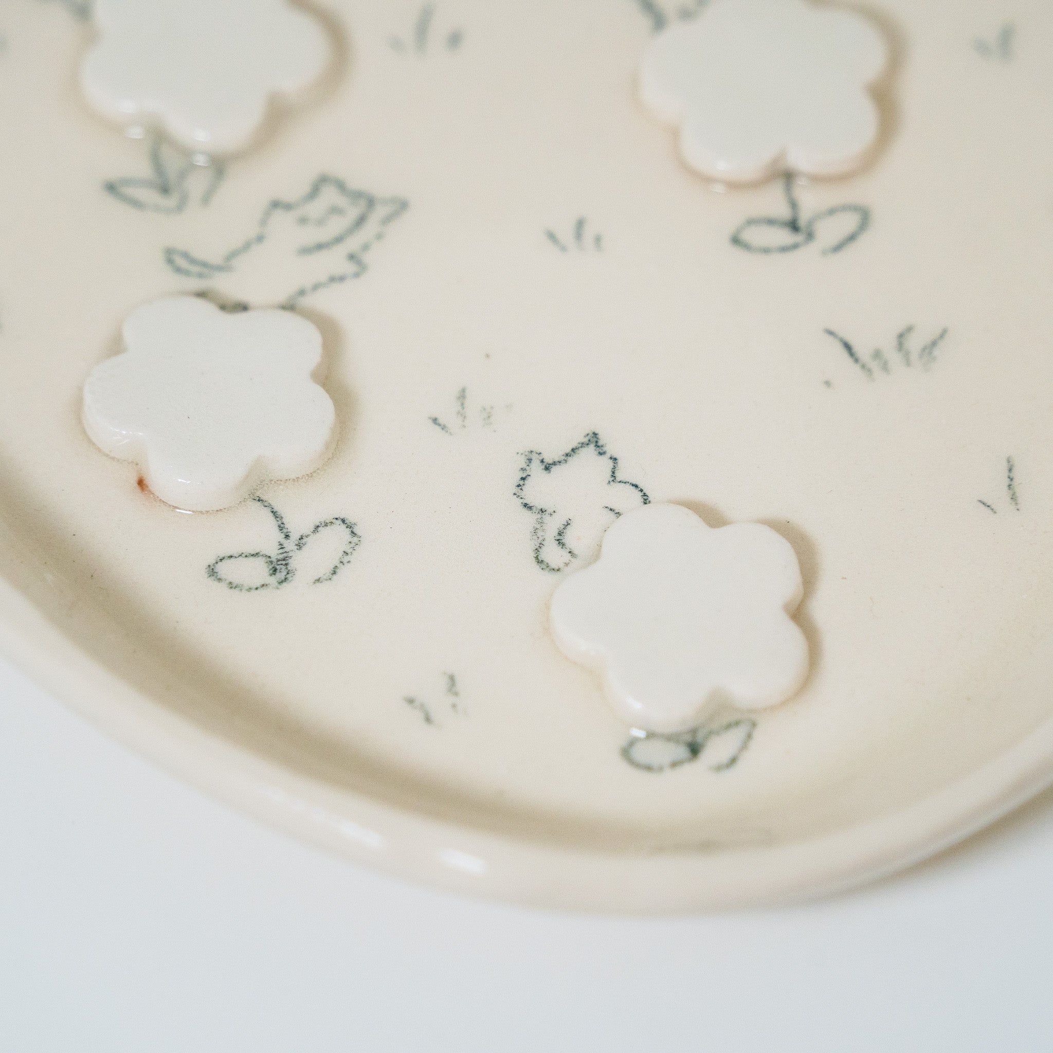 Hidden in the Flowers | Plate