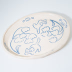 Kitties and the Bluebells | Plate