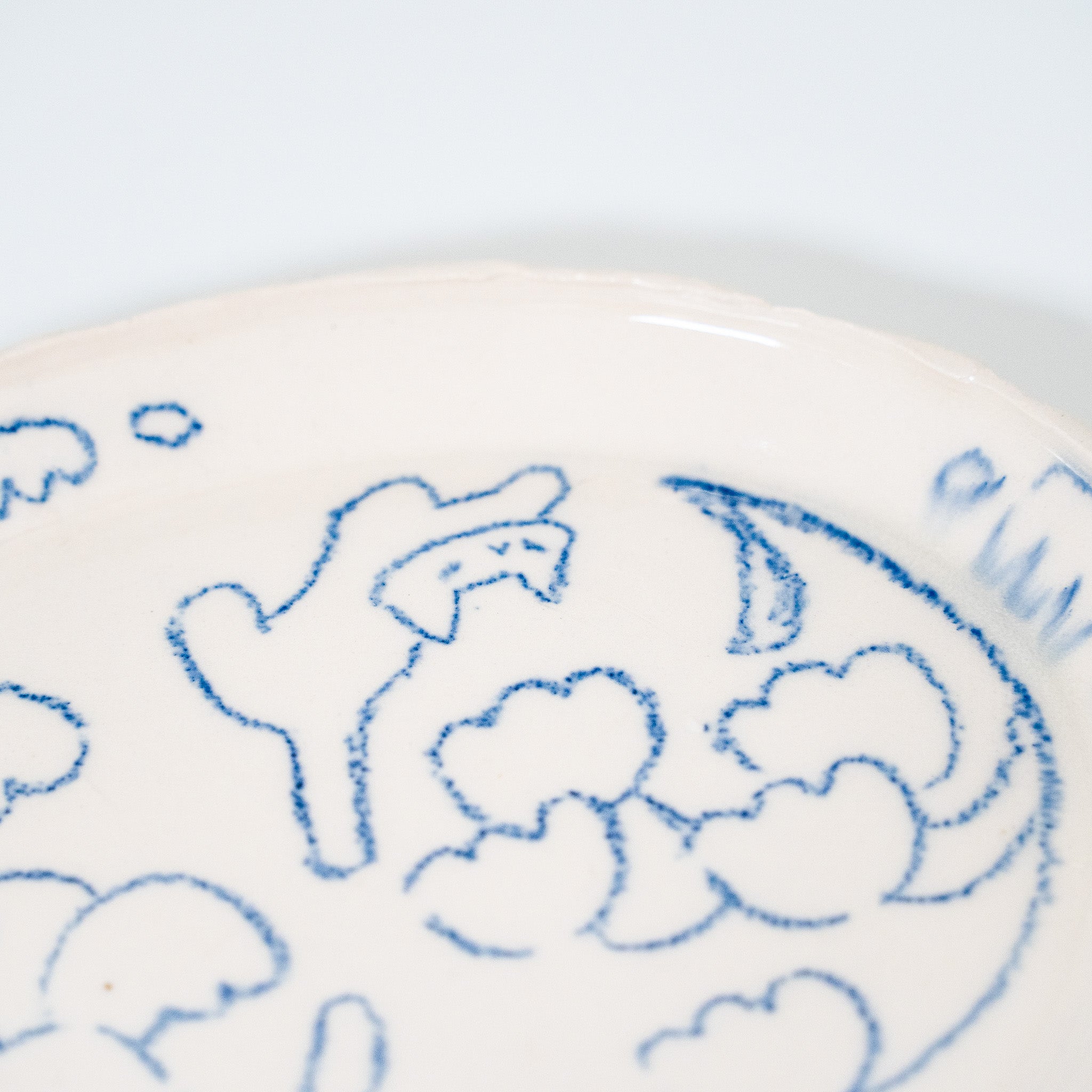 Kitties and the Bluebells | Plate