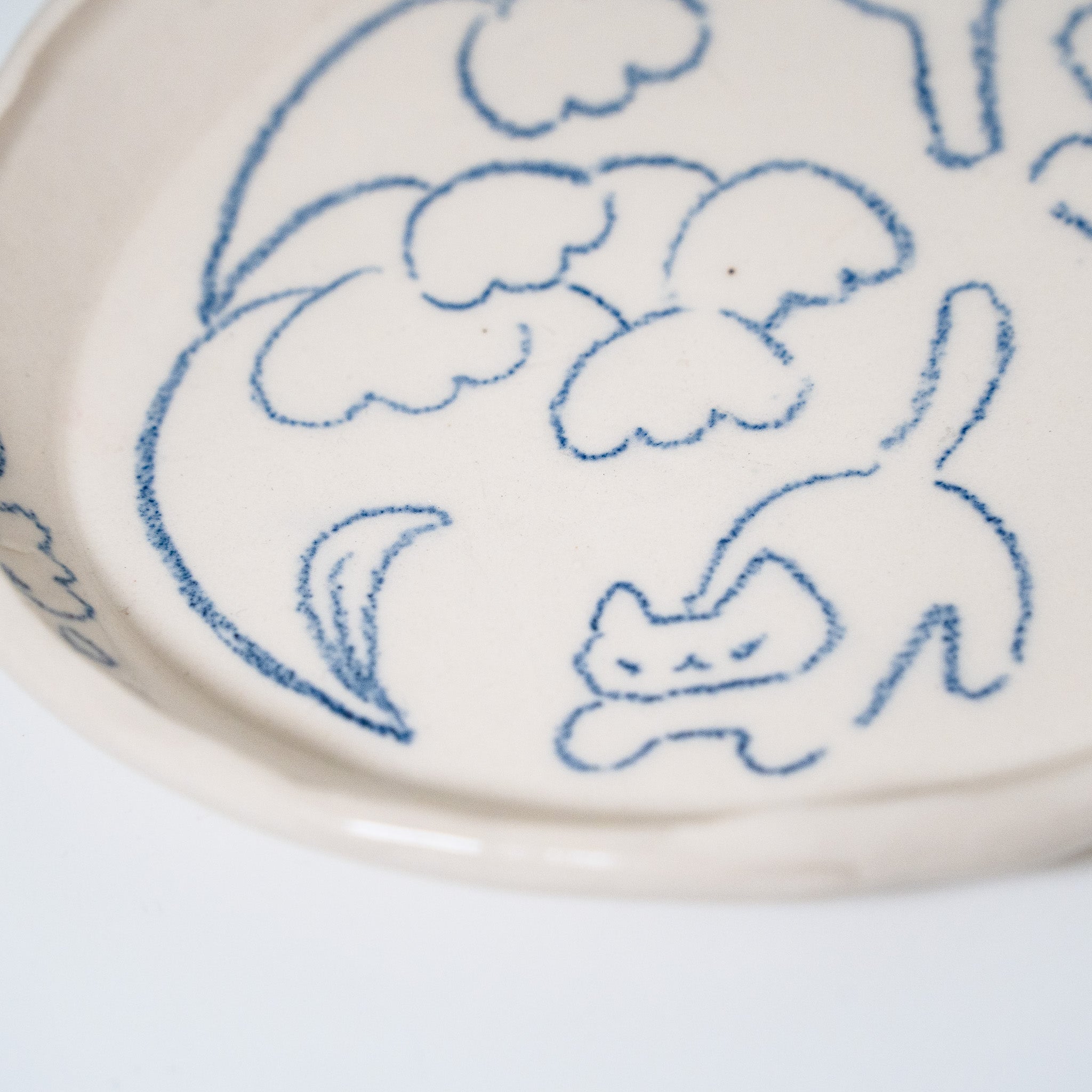 Kitties and the Bluebells | Plate