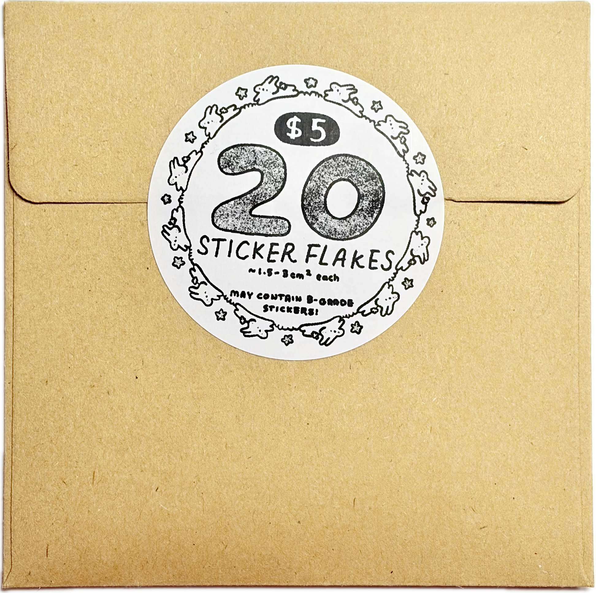 20 Sticker Flakes | Sticker Blind Box