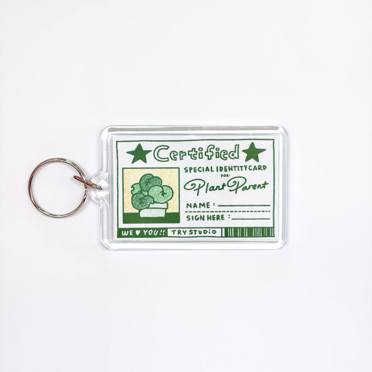 Certified Plant Parent | Key Ring