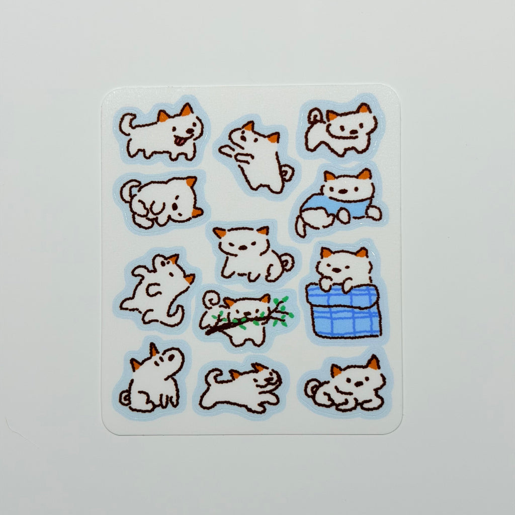 Dudu's Life Shiba theme sticker sheet by Try Studio