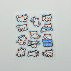 Dudu's Life Shiba theme sticker sheet by Try Studio