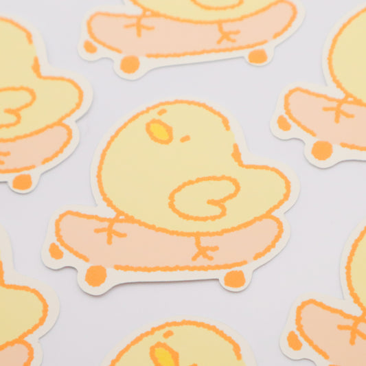 Skateboarding Chicken | Sticker