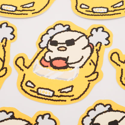 Racecar Duck | Sticker