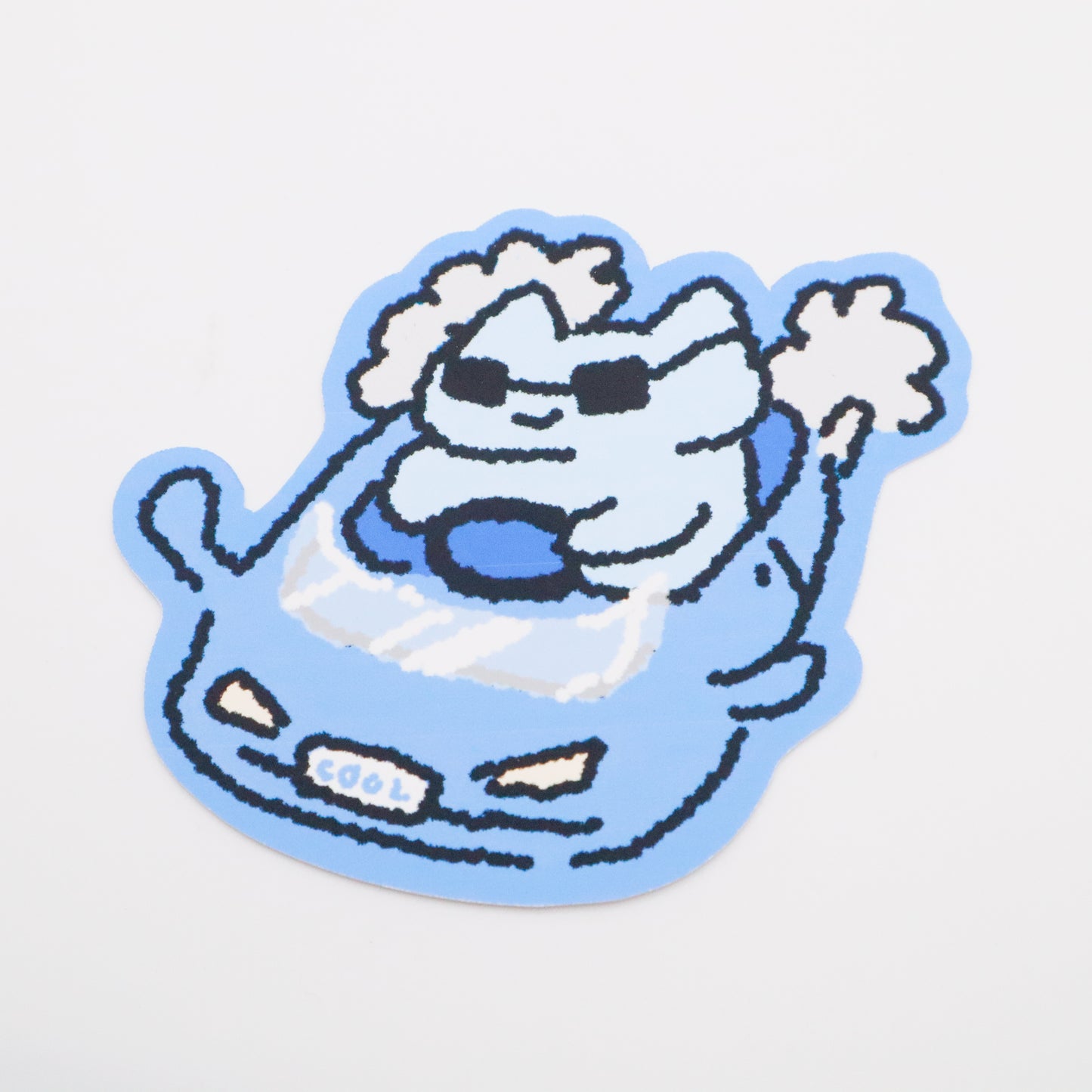 Racecar Kitty | Sticker