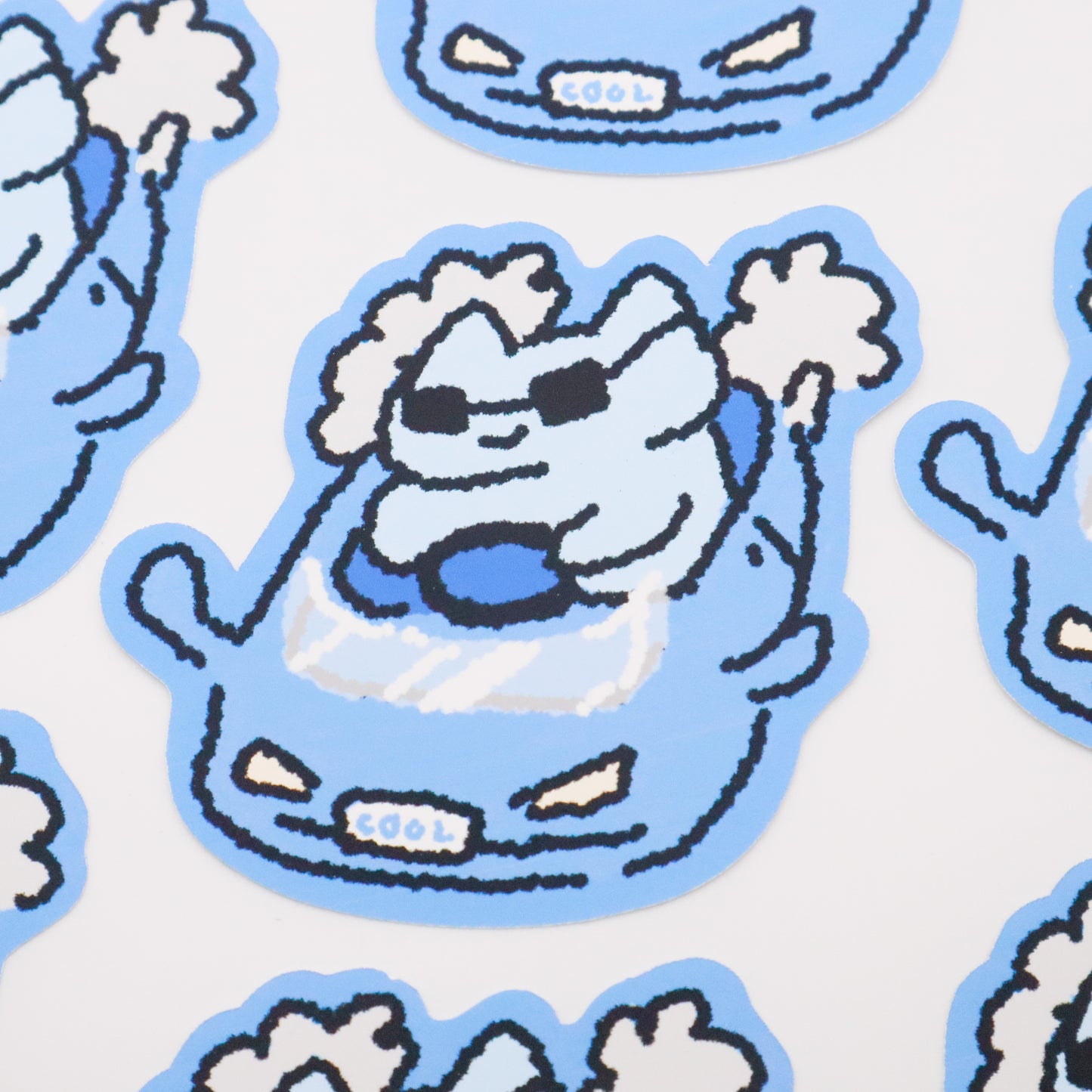 Racecar Kitty | Sticker