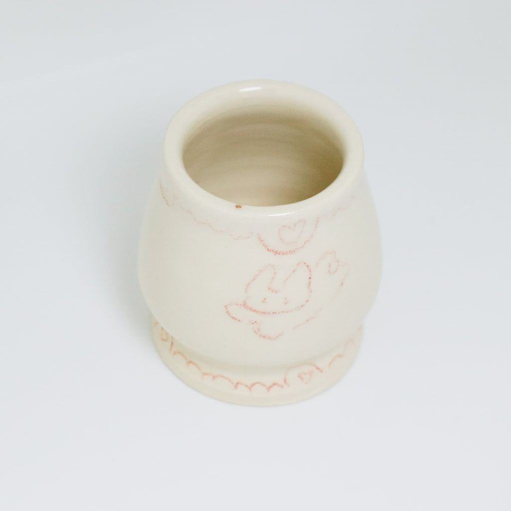 In The Flower Fields (Pink) | Matcha Whisk Holder