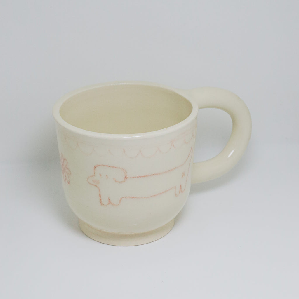 Dachshund and Flowers| Mug