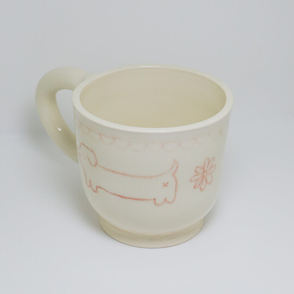 Dachshund and Flowers| Mug
