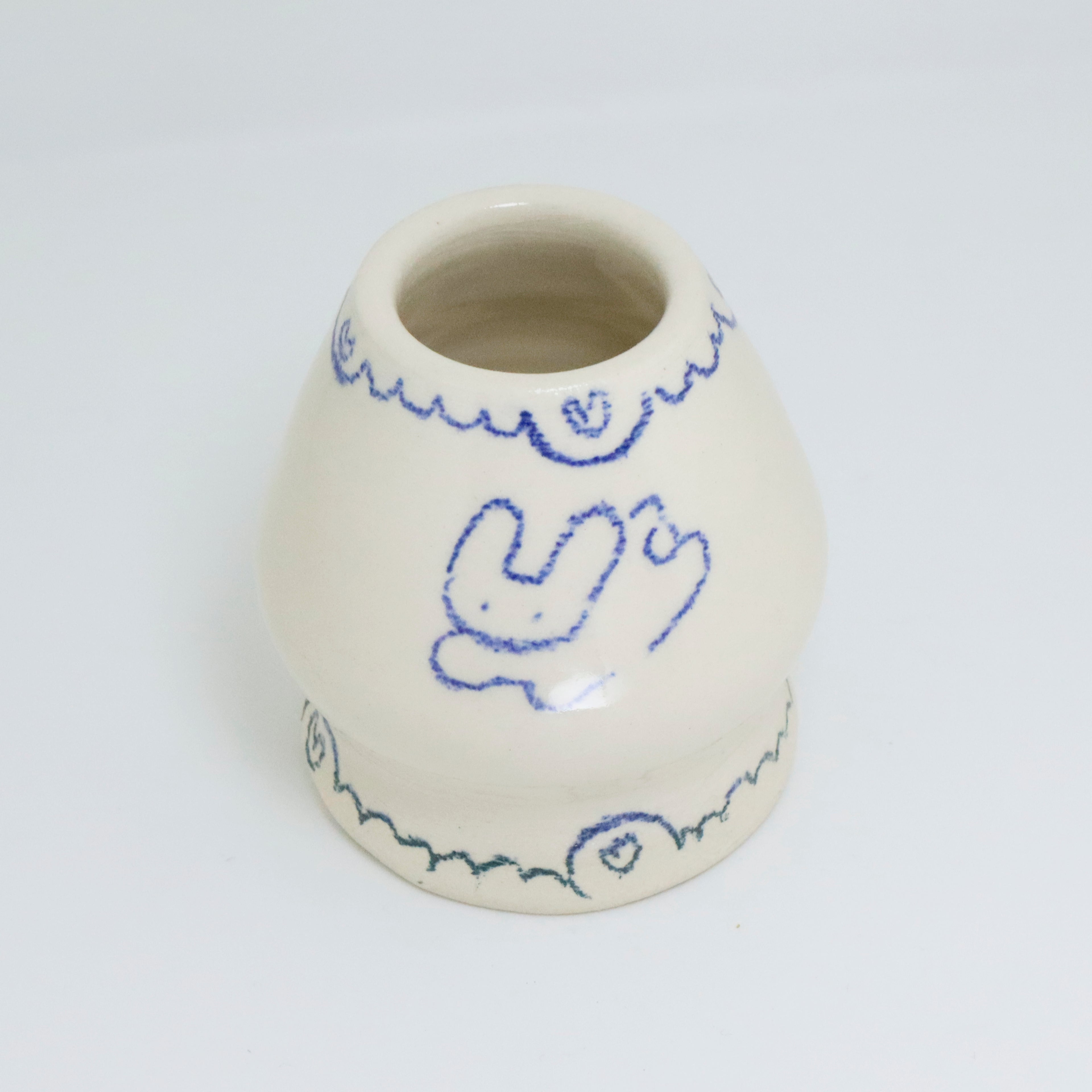 In The Flower Fields (Blue) | Matcha Whisk Holder